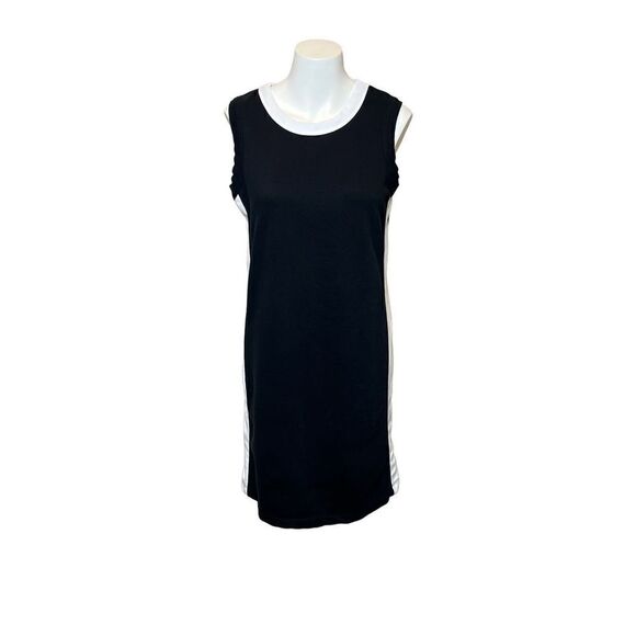 Fabletics Becky black and white French Terry mini dress size M - Picture 3 of 14